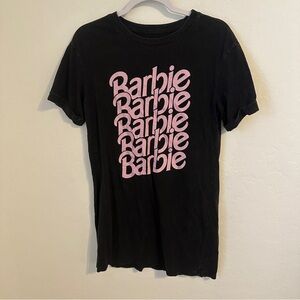 Barbie Printed T-Shirt Mini Dress‎ Size Small